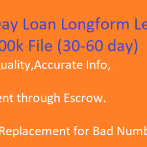Longform Payday Loan Opt-in Leads with accurate info.