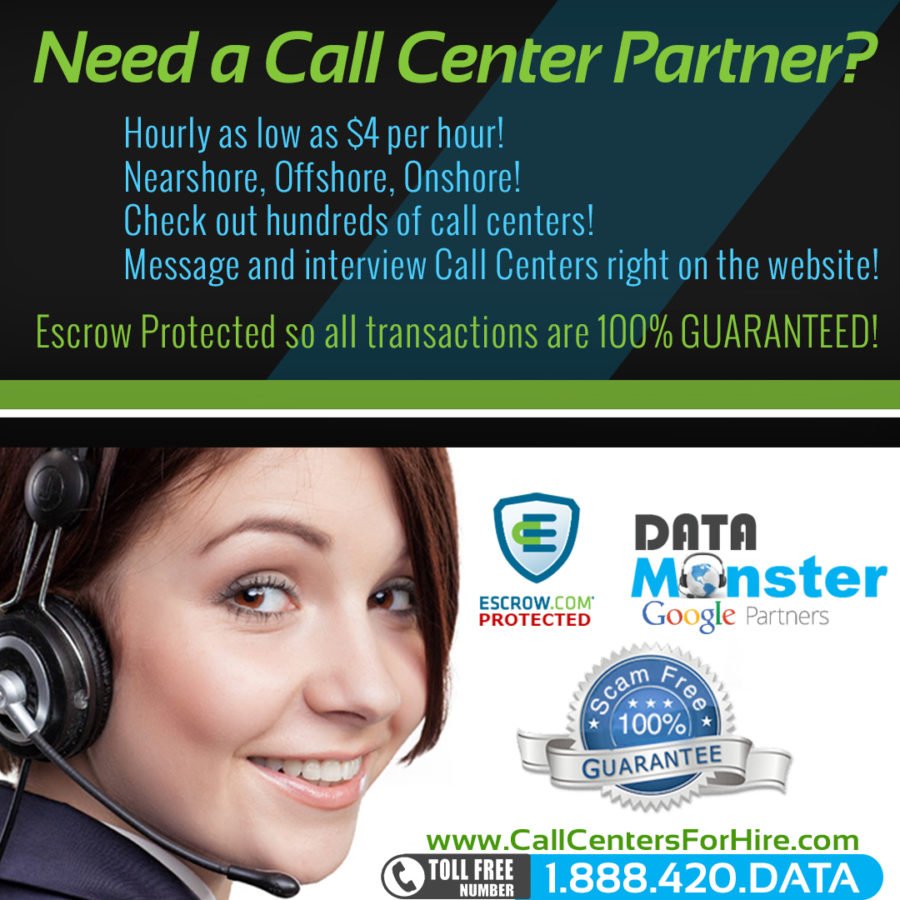 Hire hourly call center and BPO services