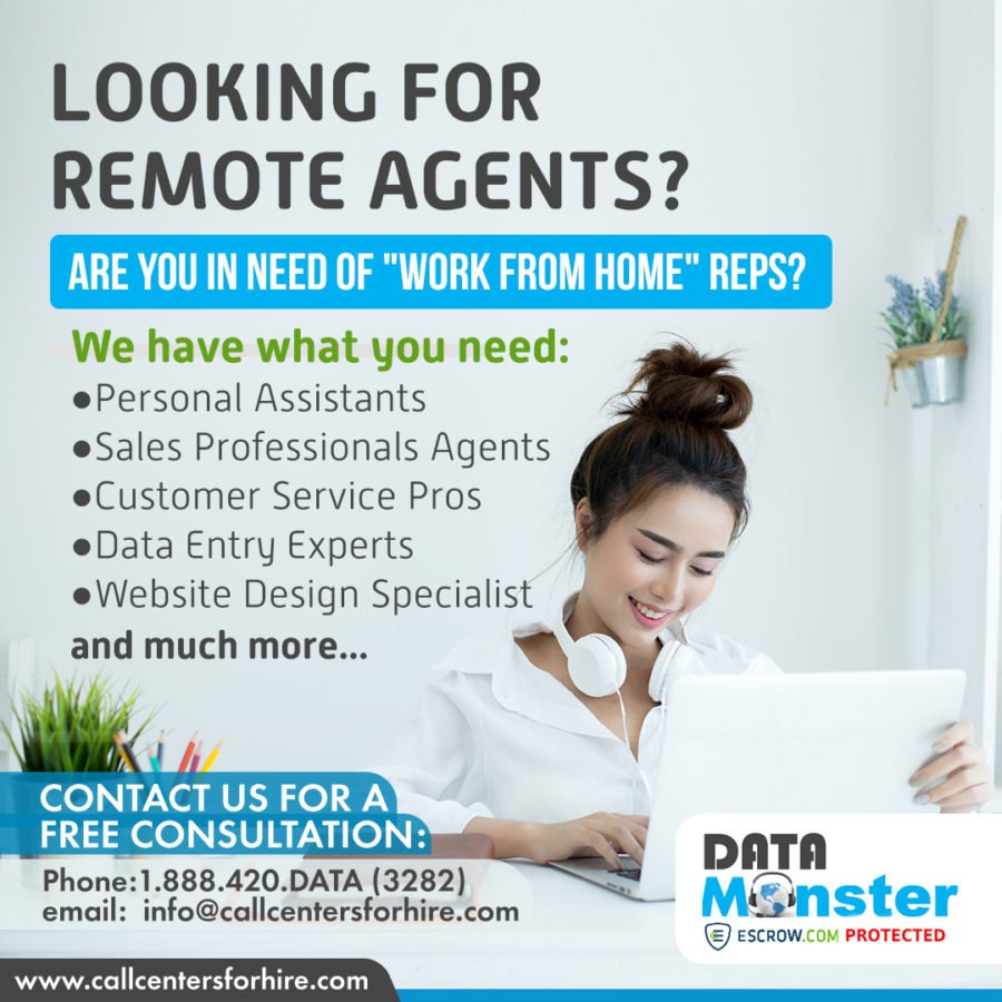 Hire pre-screened work from home agents